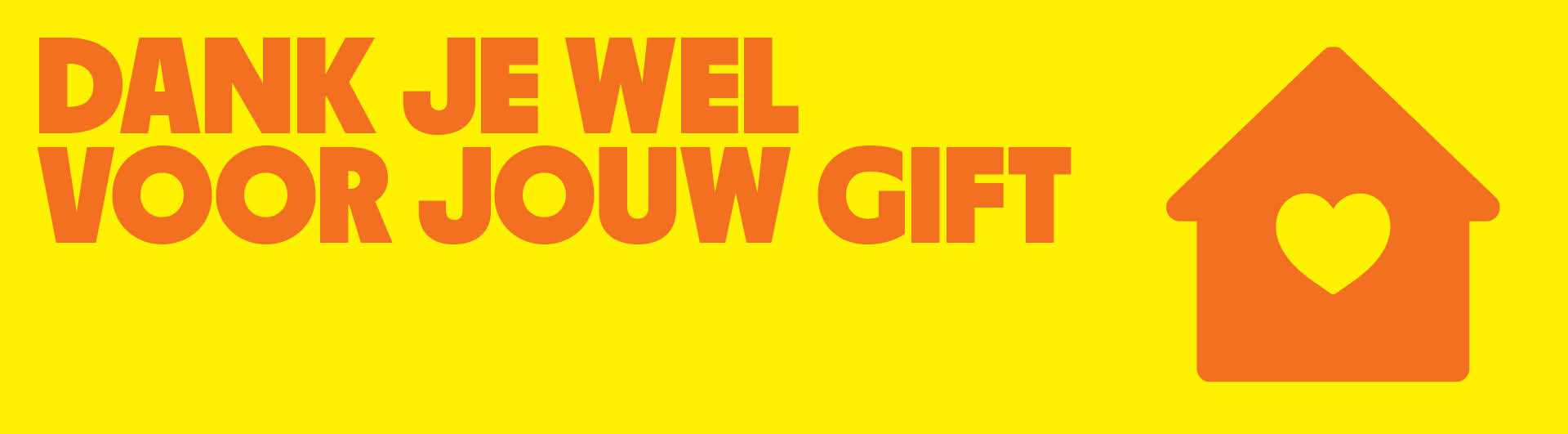 voor jouw gift